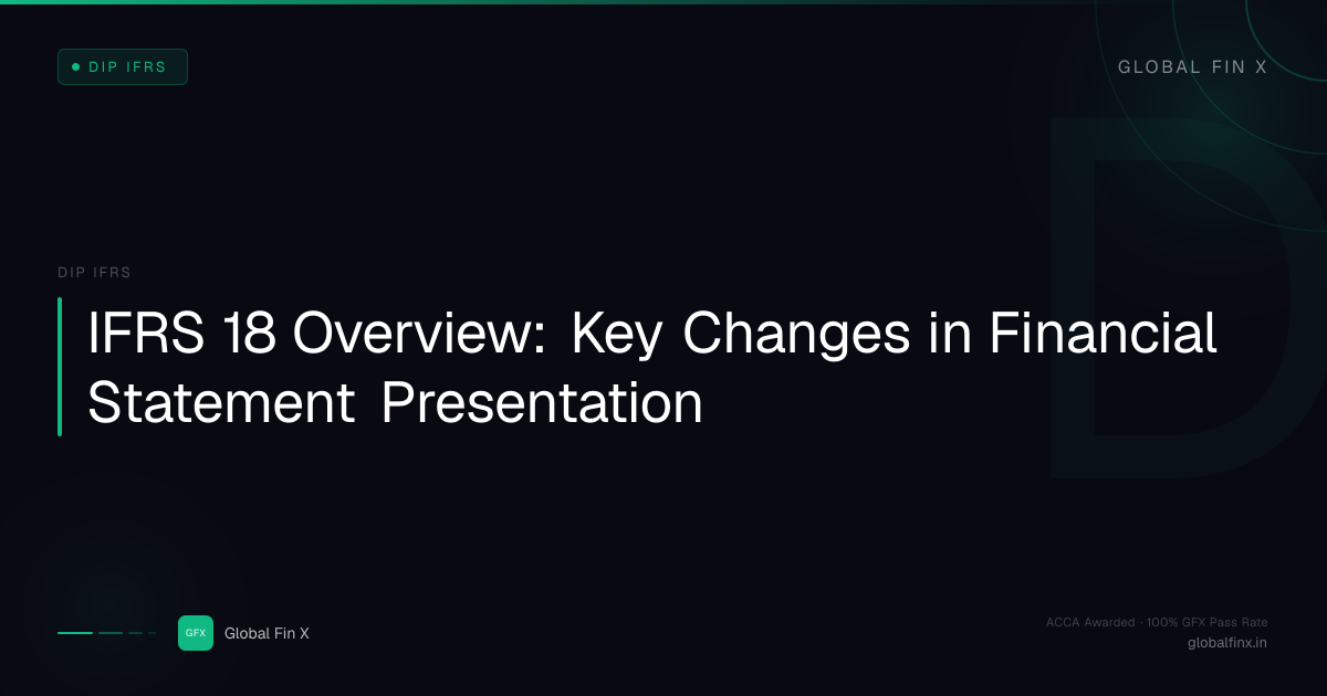 IFRS 18 Overview: Key Changes in Financial Statement Presentation